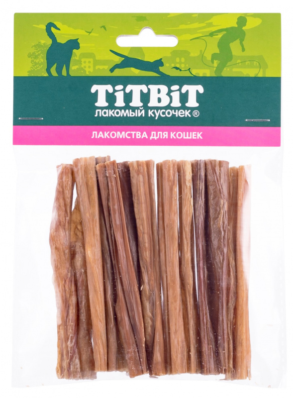 TiTBit Кишки говяжьи для кошек мягкая упаковка 