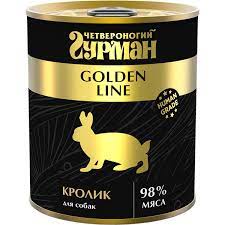 Четвероногий Гурман 340г д/соб.конс. Голден кролик в желе