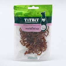 ТiTBiT Колечки мясные для кошек (вяленые лакомства)  20г  