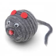 Игрушка для кошек Верные Друзья Мышонок плюшевый 6,5 см 