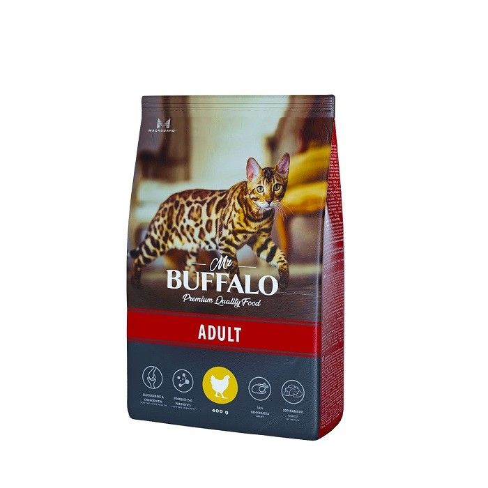 Mr Buffalo сух д/кош ADULT 400гр курица																										 