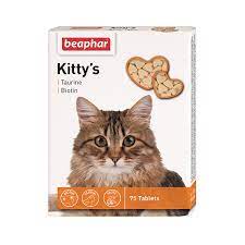 Витамины для кошек "Beaphar Kittys" таурин+биотин фас. 20 таб. 