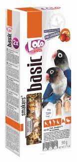 LoLo Pets Smakers лакомство д/неразлучников (мёд) 90г