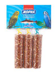 Медовые батончики "Жорка" для попугаев 3шт рыбий жир